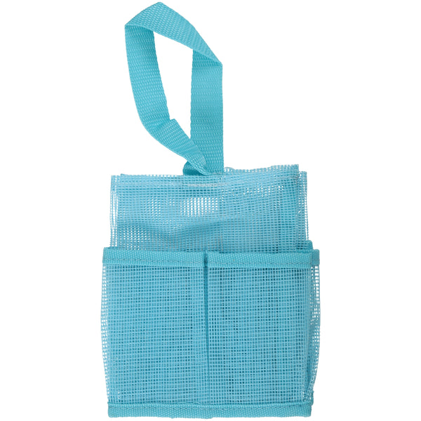 Mesh Shower Tote, Teal