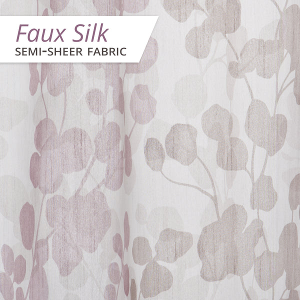  Sylvia Fabric Shower Curtain